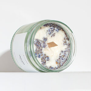Lavendel-Aromatherapie-Kerze