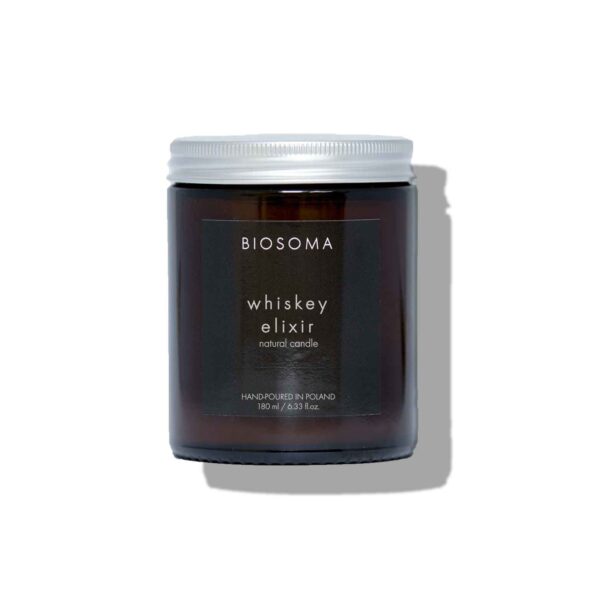 świeca naturalna do aromaterapii sojowa whiskey