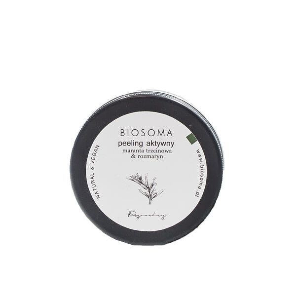 natural mechanical exfoliating face scrubpeeling active with cane maranta biosoma