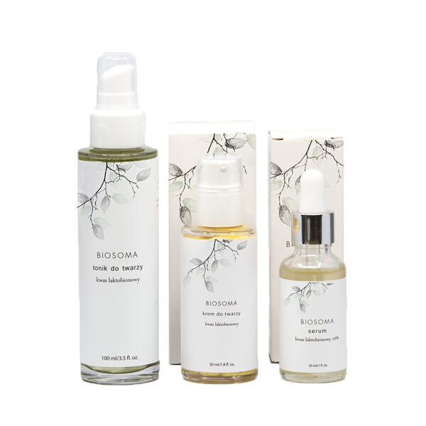 lactobion kit lactobionic acid properties cream serum tonic